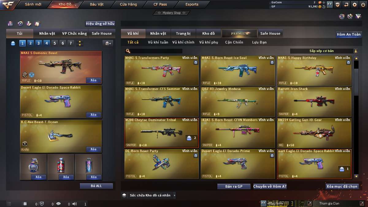 shop acc cf uy tin gia re